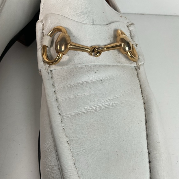 Johnston Murphy Horse Bit Loafer | Aristocraft | White | USA Made | 10.5 A main image 2